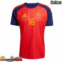 Camisa de Futebol Espanha Rodri Hernandez #16 Equipamento Principal Mundo 2026 Manga Curta